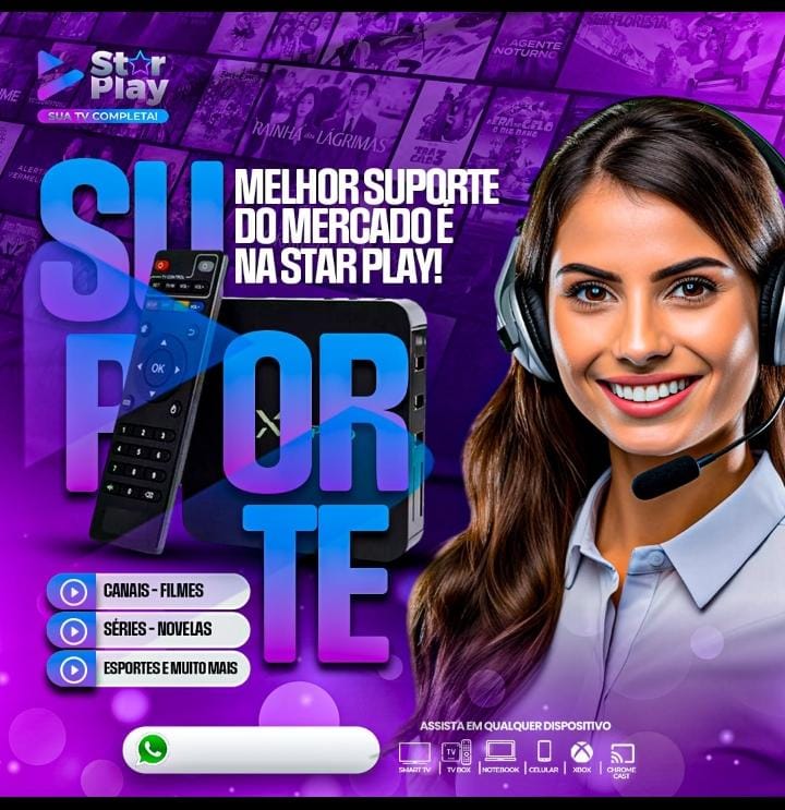Suporte técnico StarPlay 24/7