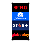 Smartphone com interface StarPlay